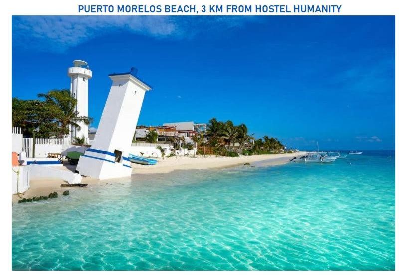 Hostel Humanity Puerto Morelos Kültér fotó